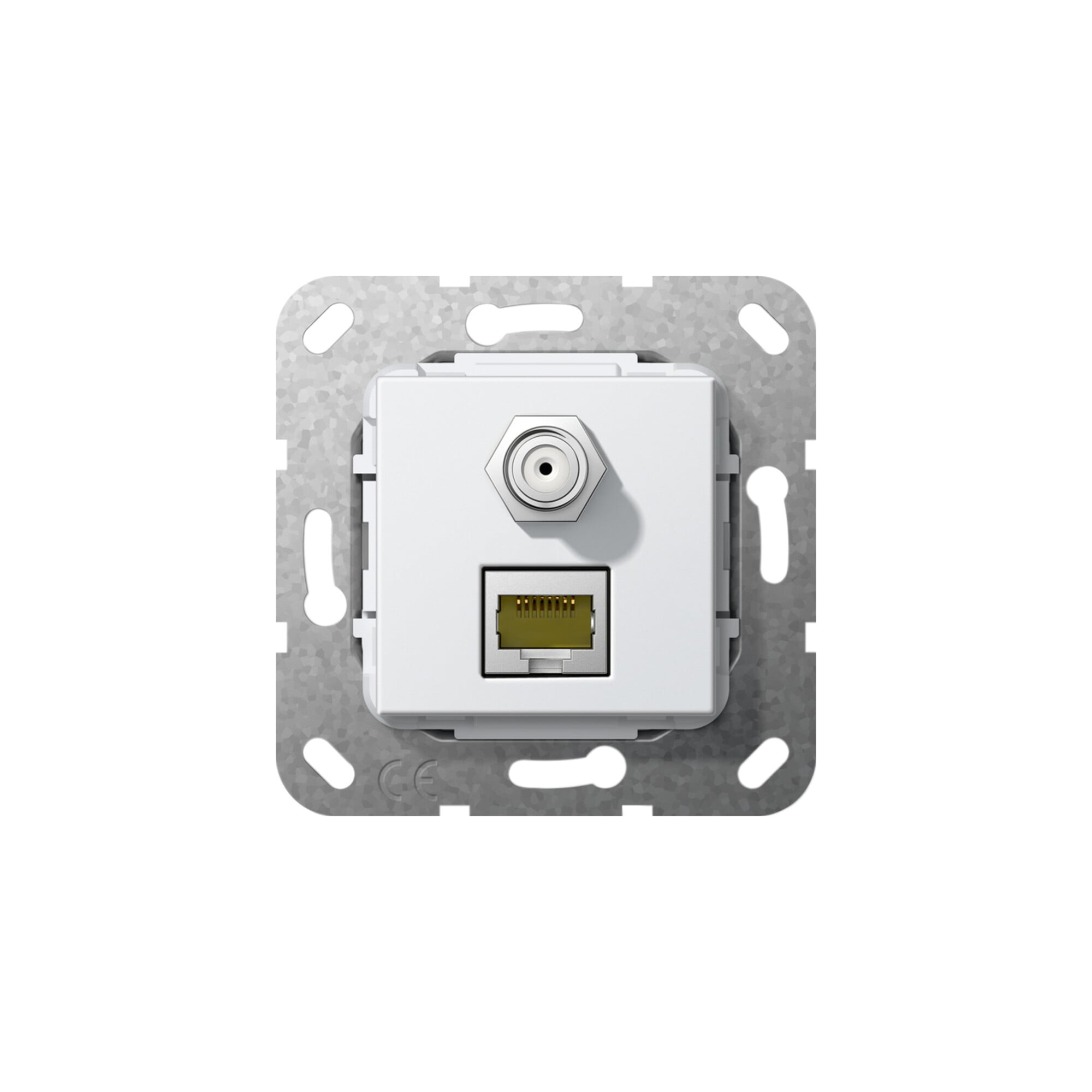 Gira Modular Jack RJ45 Cat6A rws SAT F und 569703