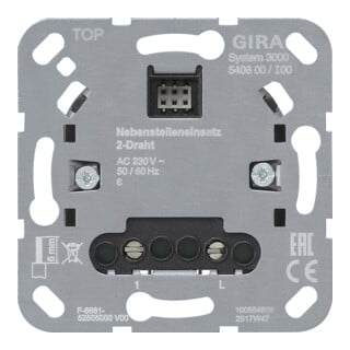 Gira Module d'extension 2 fils 540800