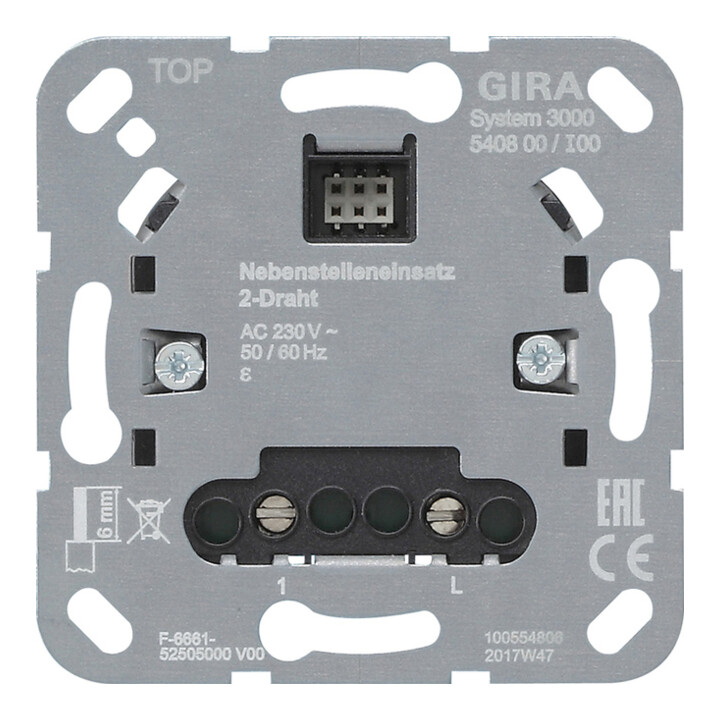 Gira Module d'extension 2 fils 540800