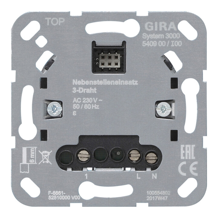 Gira Module d’extension 3 fils 540900