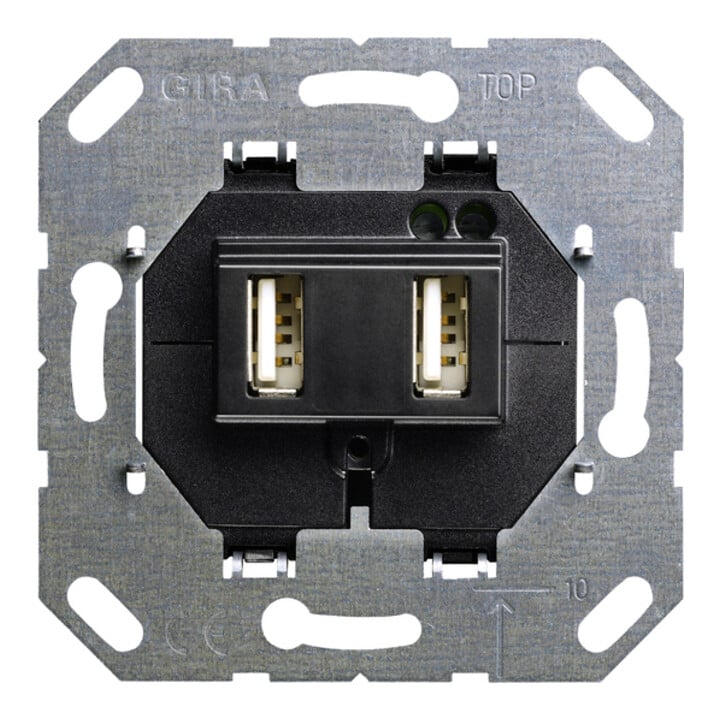 Gira Module double USB pour alimentation 235900