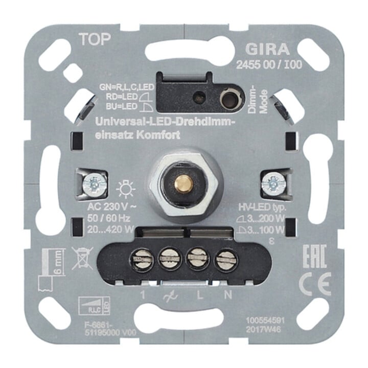 Gira Module universel LED variateur Confort 245500