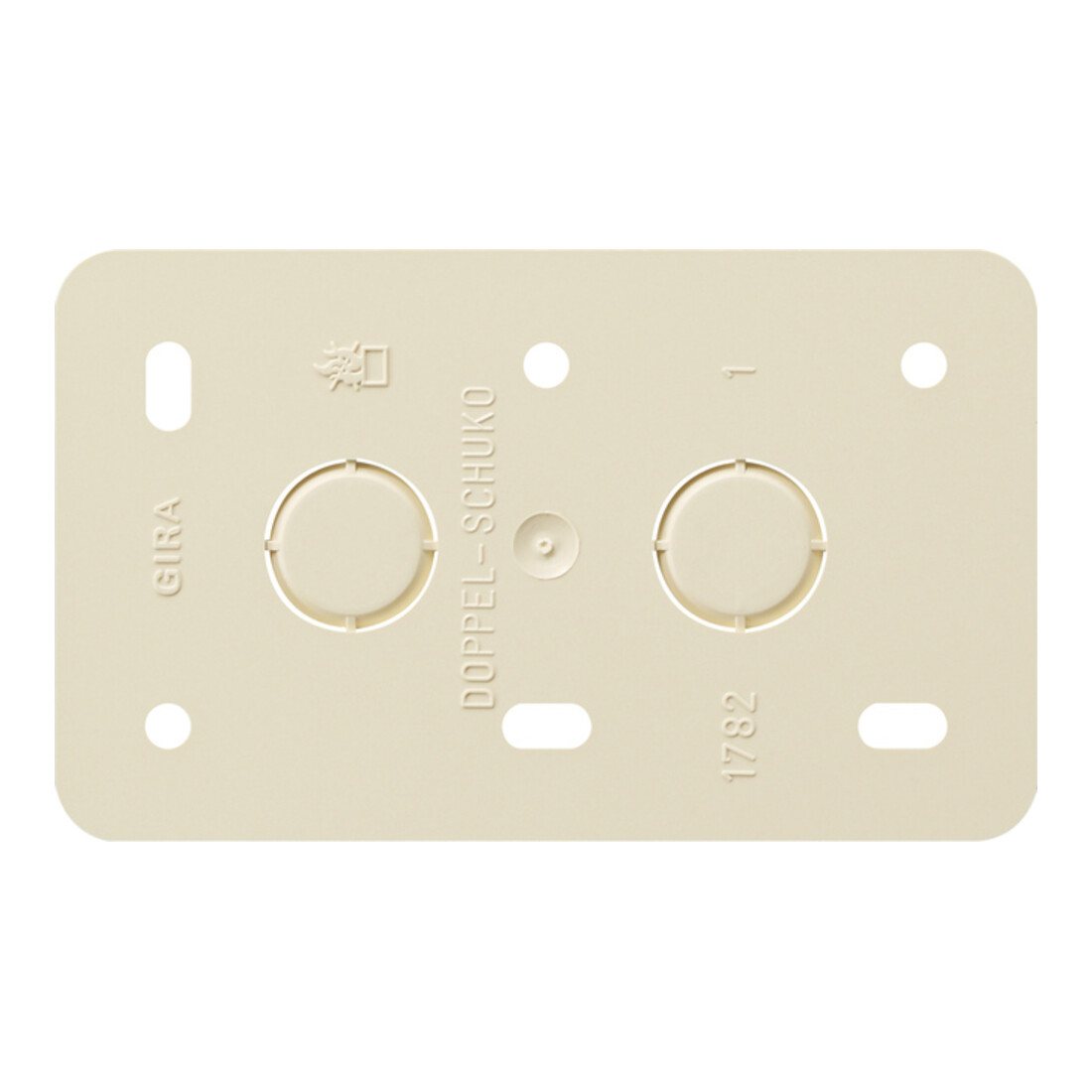 Gira Montageplatte 2f.cws AP 008213