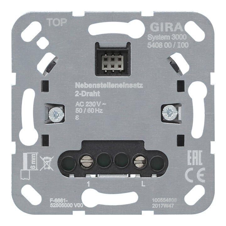 Gira Nebenstelleneinsatz 2-Draht 540800