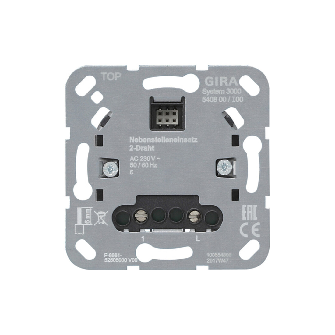 Gira Nebenstelleneinsatz 2-Draht 540800