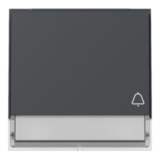 Gira Plaque à bascule Symb. sonnette Anthracite 367367