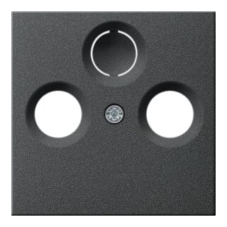 Gira Plaque centrale antenne anthracite System55 086928