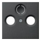 Gira Plaque centrale antenne anthracite System55 086928