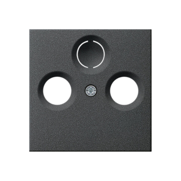 Gira Plaque centrale antenne anthracite System55 086928