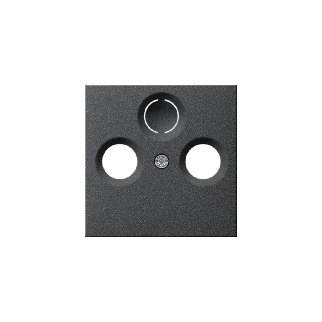 Gira Plaque centrale antenne anthracite System55 086928