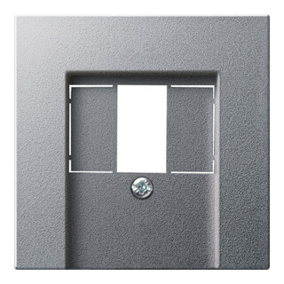 Gira Plaque centrale TAE alu System55 027626