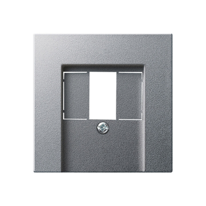 Gira Plaque centrale TAE alu System55 027626