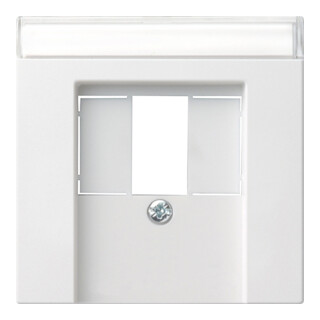 Gira Plaque centrale TAE rws avec inscription, System55 087627