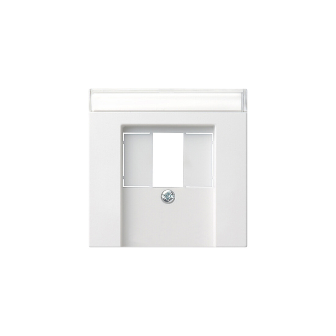 Gira Plaque centrale TAE rws avec inscription, System55 087627