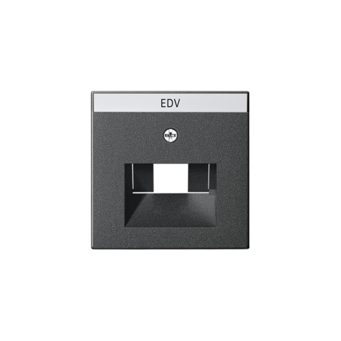 Gira Plaque centrale UAE/IAE anthracite avec inscription, System55 028428