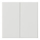 Gira Plaque de commande 2 fois rws 536203