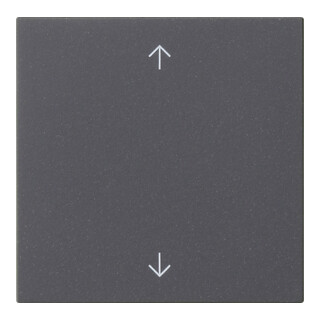 Gira Plaque de commande anthracite avec symboles fléchés 536128