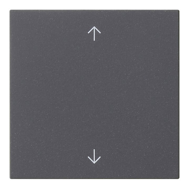 Gira Plaque de commande anthracite avec symboles fléchés 536128