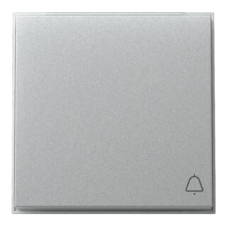 Gira Plaque de commande Symb. Sonnette WG encastrée F Aluminium 328665