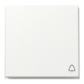 Gira Plaque de commande Symbole Sonnette Blanc pur 328666