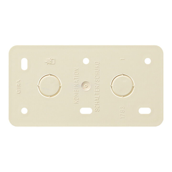 Gira Plaque de montage 2f.cws AP 008013