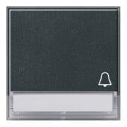 Gira Plaque d'interrupteur carillon anthracite avec inscription, TX44 067367-1