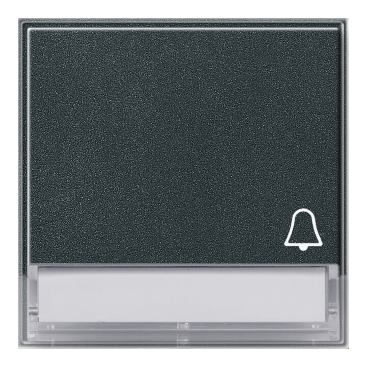Gira Plaque d'interrupteur carillon anthracite avec inscription, TX44 067367