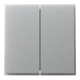 Gira Plaque double droite couleur aluminium 349565