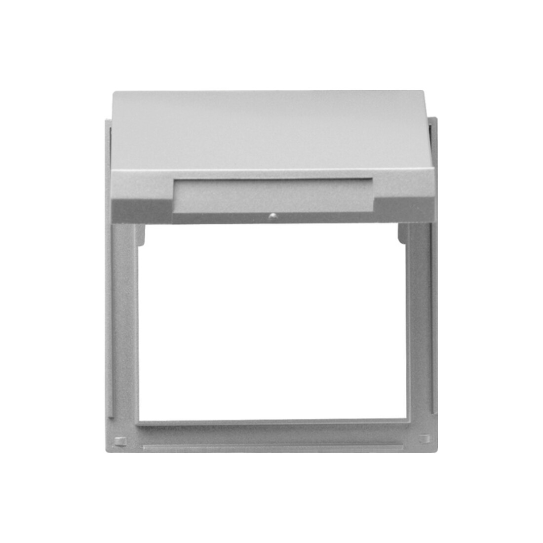 Gira Plaque intermédiaire alu avec volet rabattable, TX44 065465
