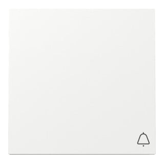 Gira Plaque interrupteur Symbole Sonnette Blanc pur 328670