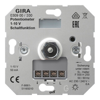 Gira Potentiometer-Einsatz 030900