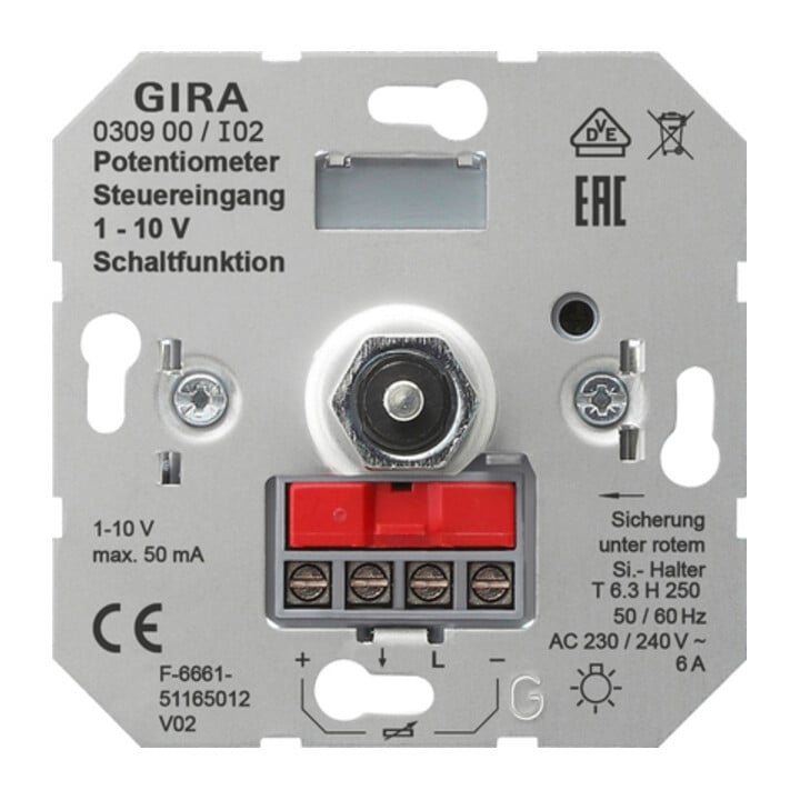 Gira Potentiometer-Einsatz 030900