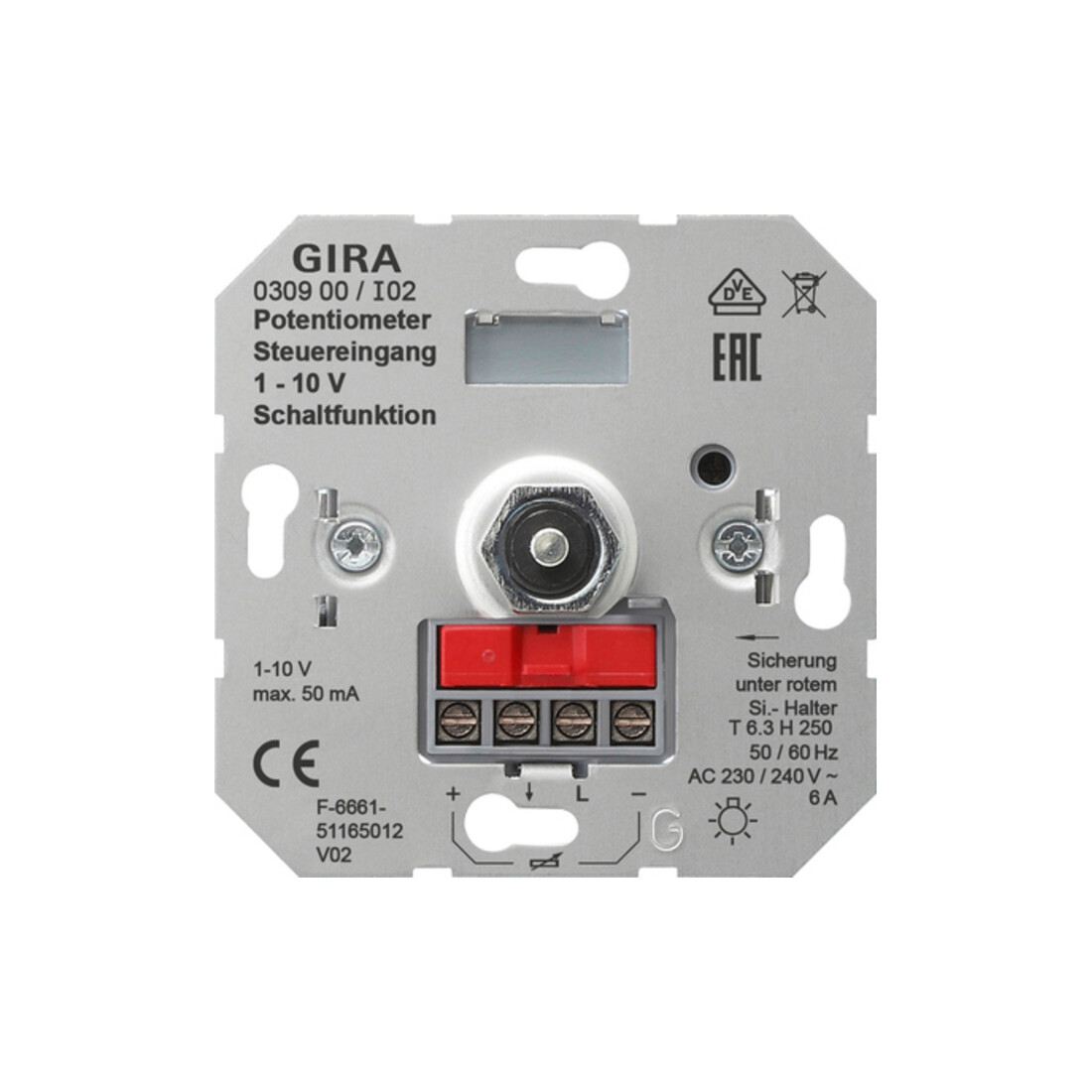 Gira Potentiometer-Einsatz 030900