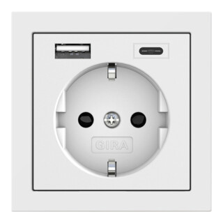Gira Prise de courant avec terre Type F 16A 250V alimentation USB double