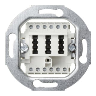 Gira Prise de raccordement TAE 2x6/6NFF blanche 003202
