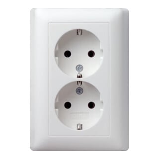 Gira Prise double Schuko rws 078004