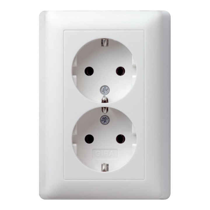 Gira Prise double Schuko rws 078004