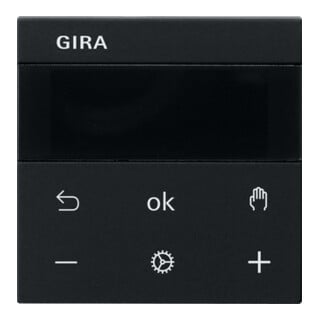 Gira Raumtemperaturregler RTR BT System sw 5394005