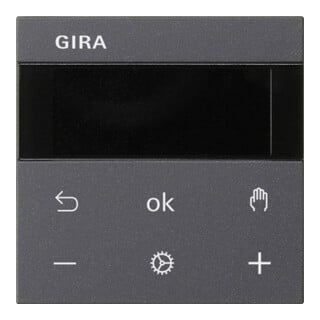 Gira Régulateur de température ambiante RTR BT System anthracite 539428
