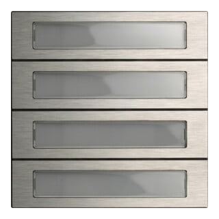 Gira Ruftastenmodul 4fach Edelstahl 5534920