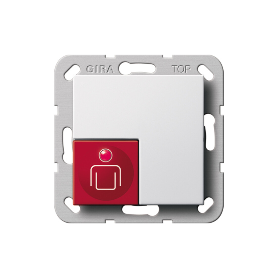 Gira Ruftaster System 55 Reinweiß 290003