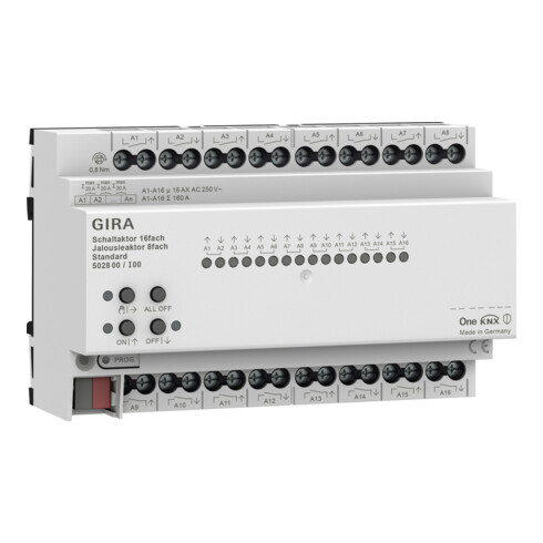 Gira Schalt-, Jalousieaktor 16f/8f 16 A 502800