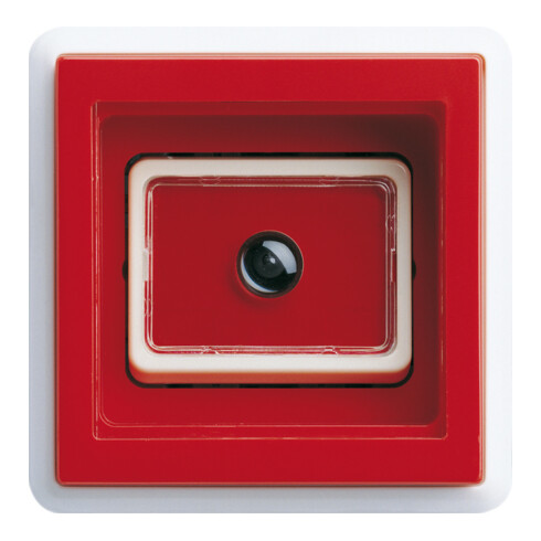 Gira Schalterabd. m.Glasscheibe rot 028827