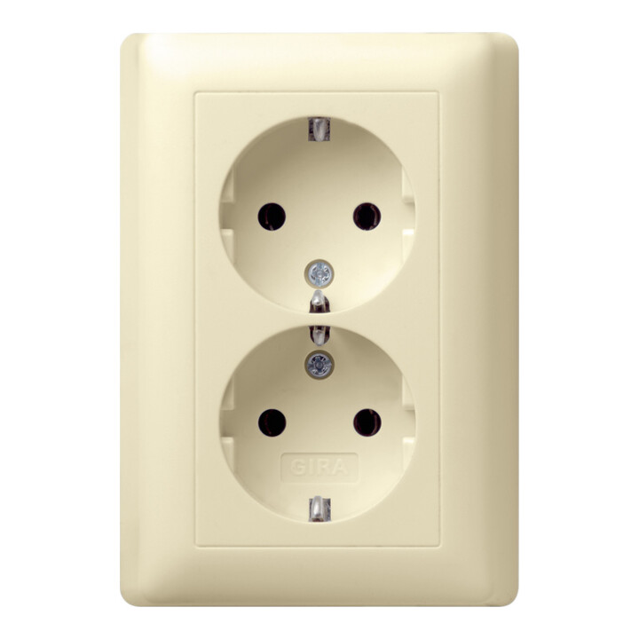 Gira Schuko-Doppelst.ds. cws-gl 078001