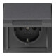 Gira Schuko-Steckdose anth m.Klappd., TX44 045467-1