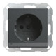 Gira Schuko-Steckdose anth mit LED-Beleuchtung 117028-1