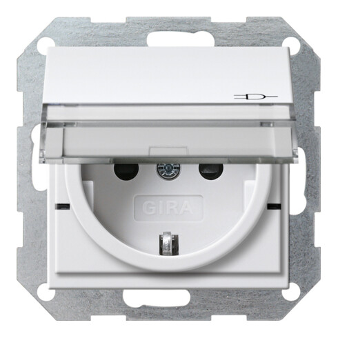 Gira SCHUKO-Steckdose BSFSystem 55 rw 276203