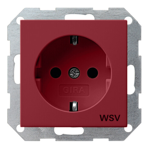 Gira Schuko-Steckdose rt-gl WSV 044902