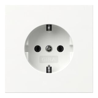Gira SCHUKO-Steckdose rws 418870 Schutzkontakt 16A 250V Reinweiß glänzend