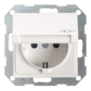 Gira Schuko-Steckdose rws-gl m.Klappdeckel 045403-1